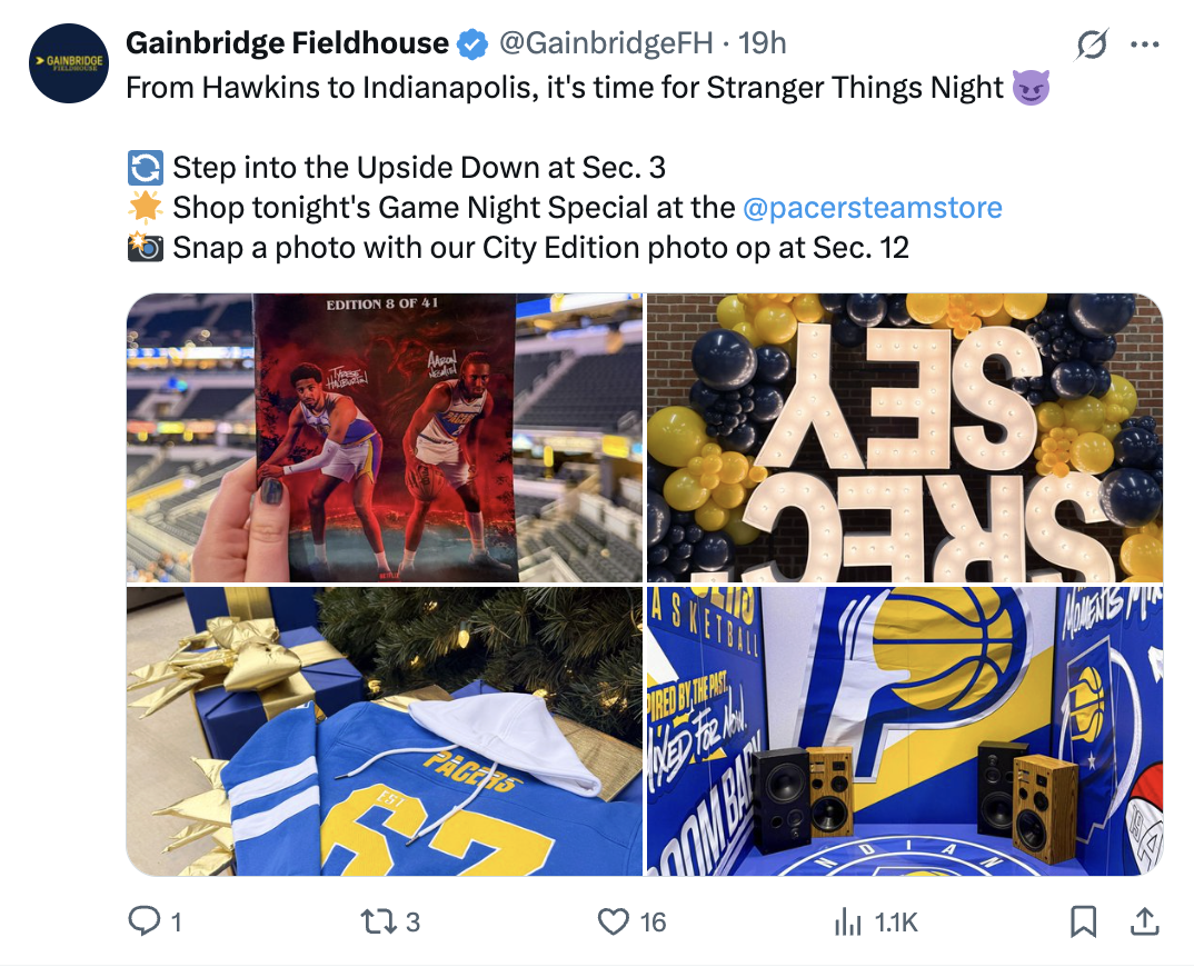 Gainbridge Fieldhouse - X Post 4
